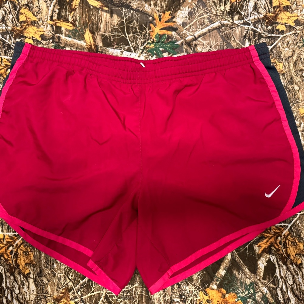 Nike Women's Red Athletic Shorts Size XL